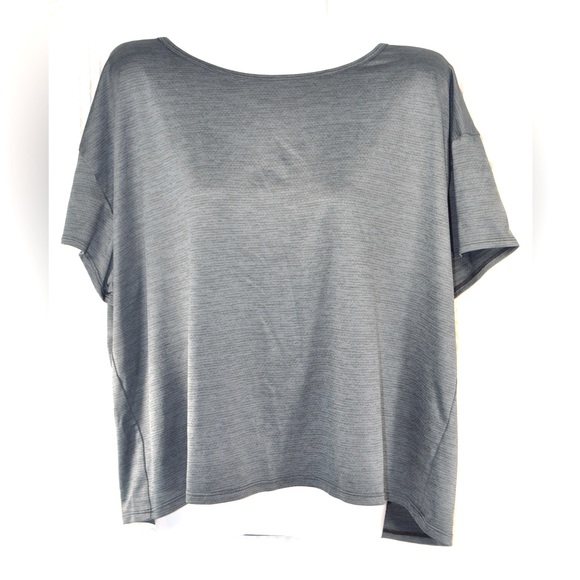 Under Armour Tops - Under Armour UA Tech Heatgear Gray Open Back Tee Size XL
